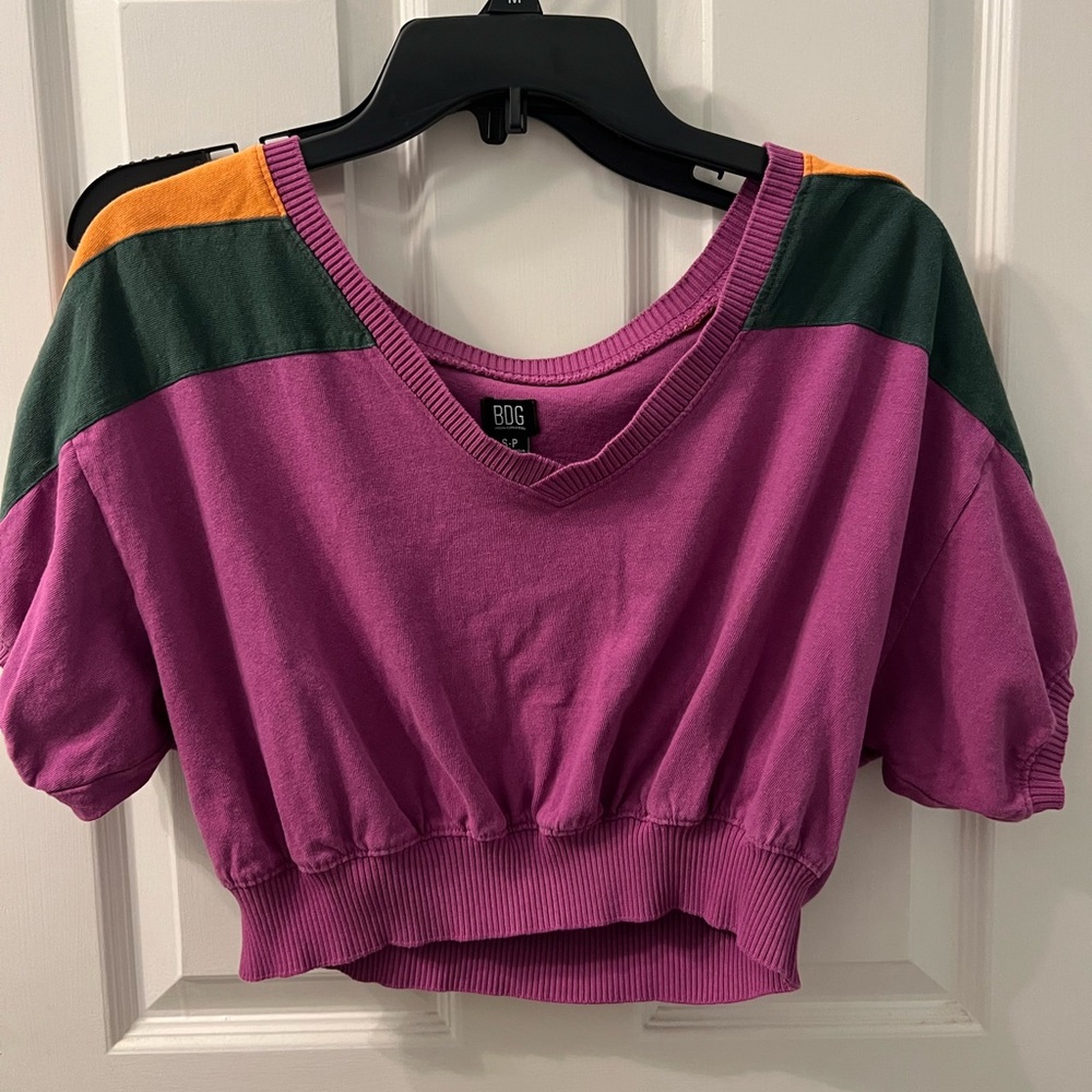 BDG color block top